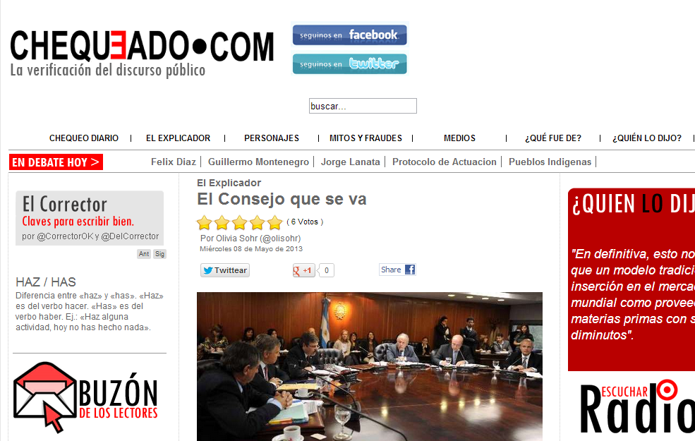 El Consejo que se va