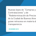 Nuevas leyes de "Compras y Contrataciones" y de "Redeterminación de Precios" de la Ciudad de Buenos Aires
