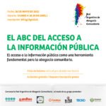 Taller Virtual | El ABC del acceso a la información pública